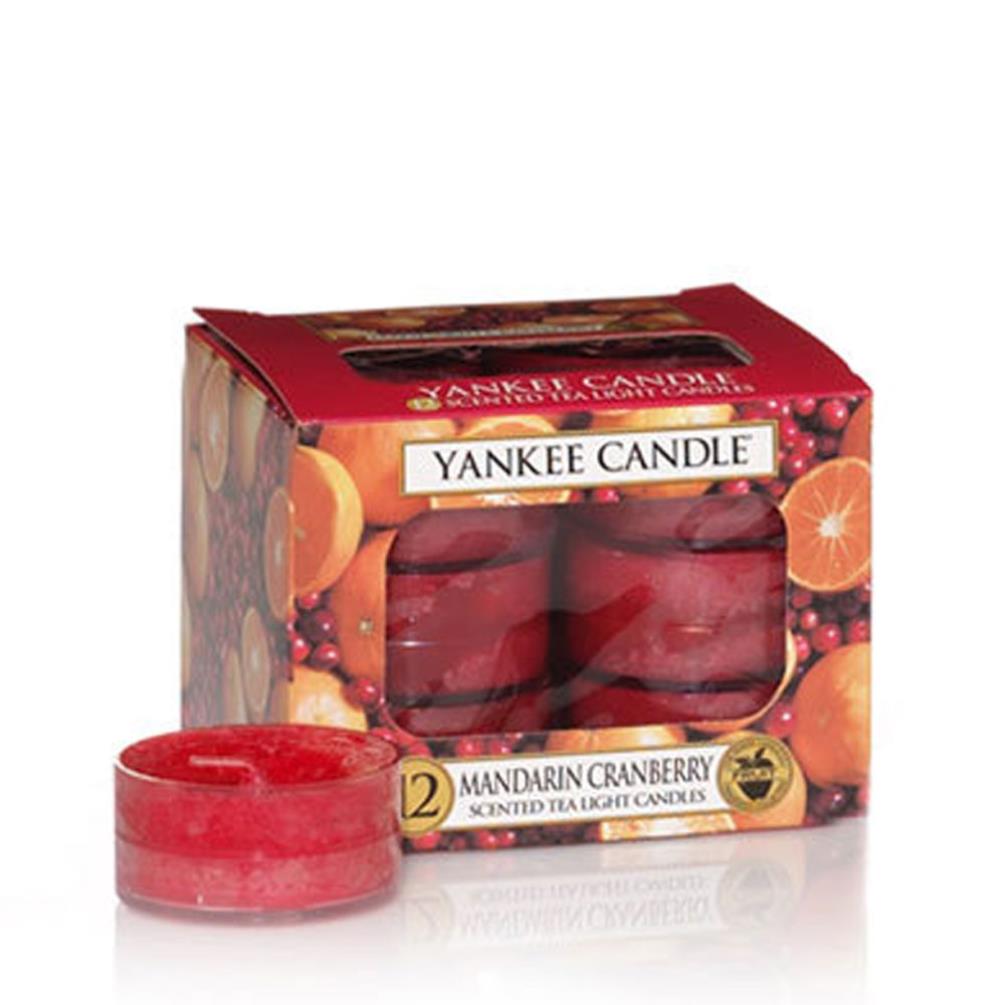 Yankee Candle Mandarin Cranberry Tea Lights (Pack of 12) £6.29